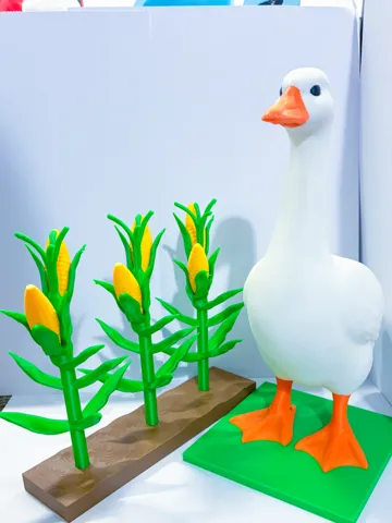 Modelo para impresión 3D: It's Corn! Desk Goose Gear — vista de referencia 2