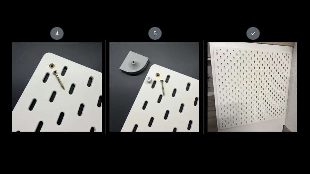 Skadis - wall mount - Free 3D Print Model - MakerWorld