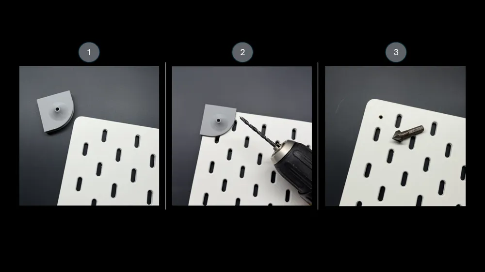Skadis - wall mount - Free 3D Print Model - MakerWorld