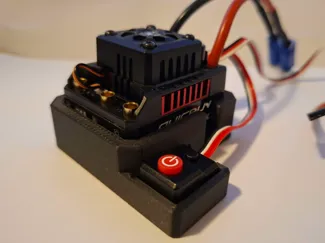 HobbyWing 10BL120 ESC mount Arrma