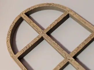 Elf wooden window