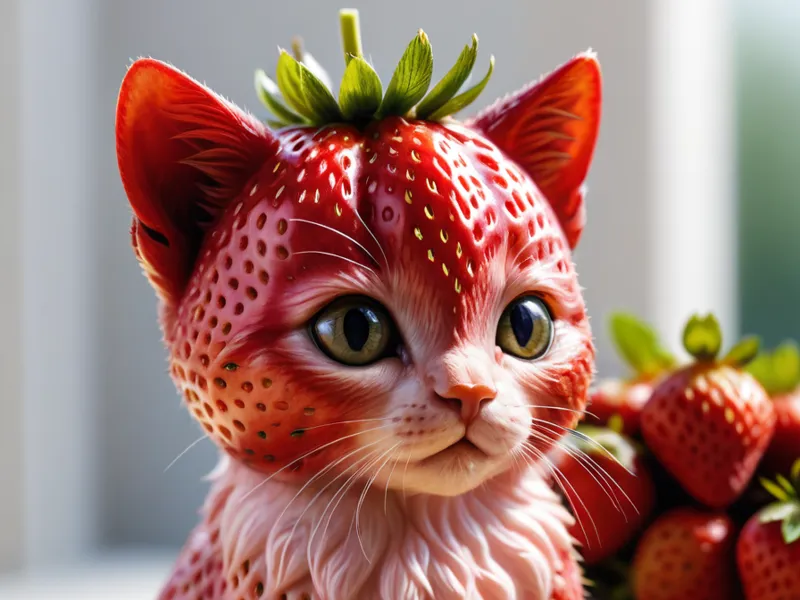 A Strawberry Cat