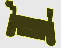 3DS_XL_Grip screen stabilizers+game cartdge storage