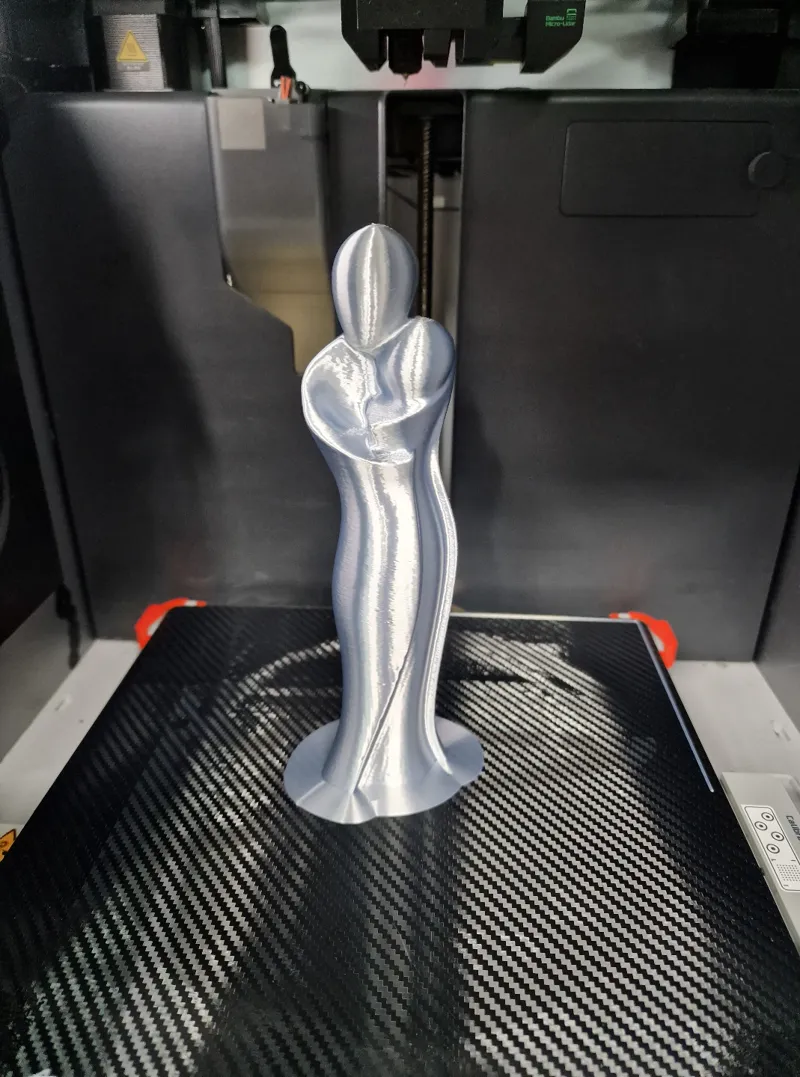 Mother with child sculpture