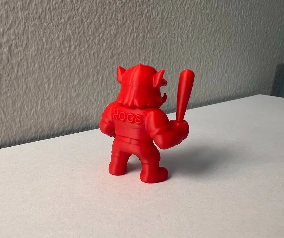 Razorback Baseball Player - Free 3D Print Model - MakerWorld