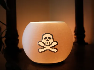 Oldschool Runescape "Skulled" Desk Lamp
