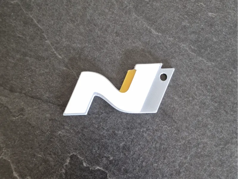 N Logo Keychain