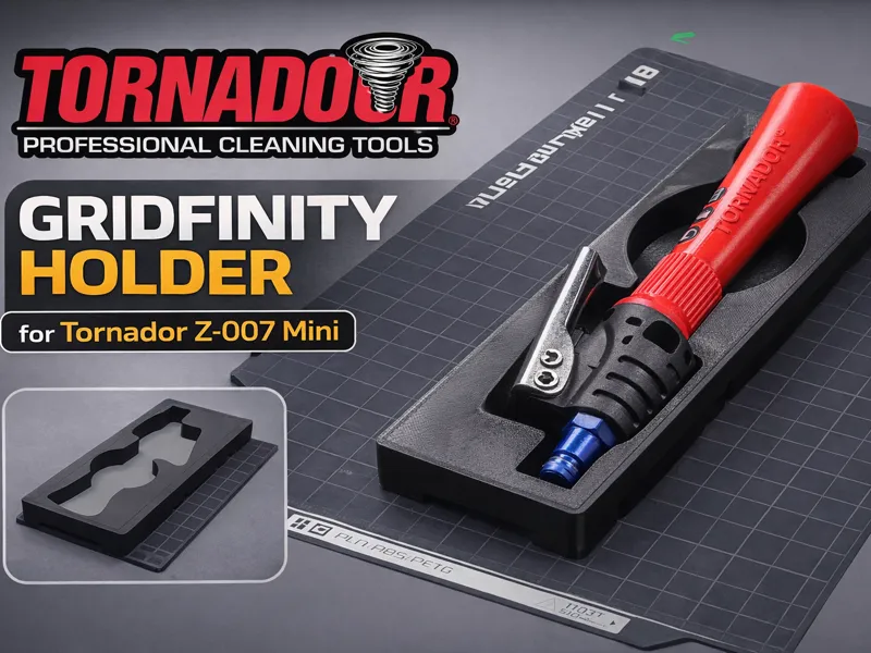 Gridfinity Holder for Tornador Z-007 Mini 5x2