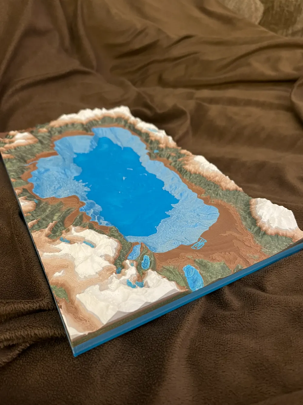 Lake Tahoe depth topography by PaleoJon MakerWorld Download Free 3D Models