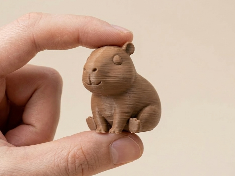 Tiny Sitting Capybara Buddy