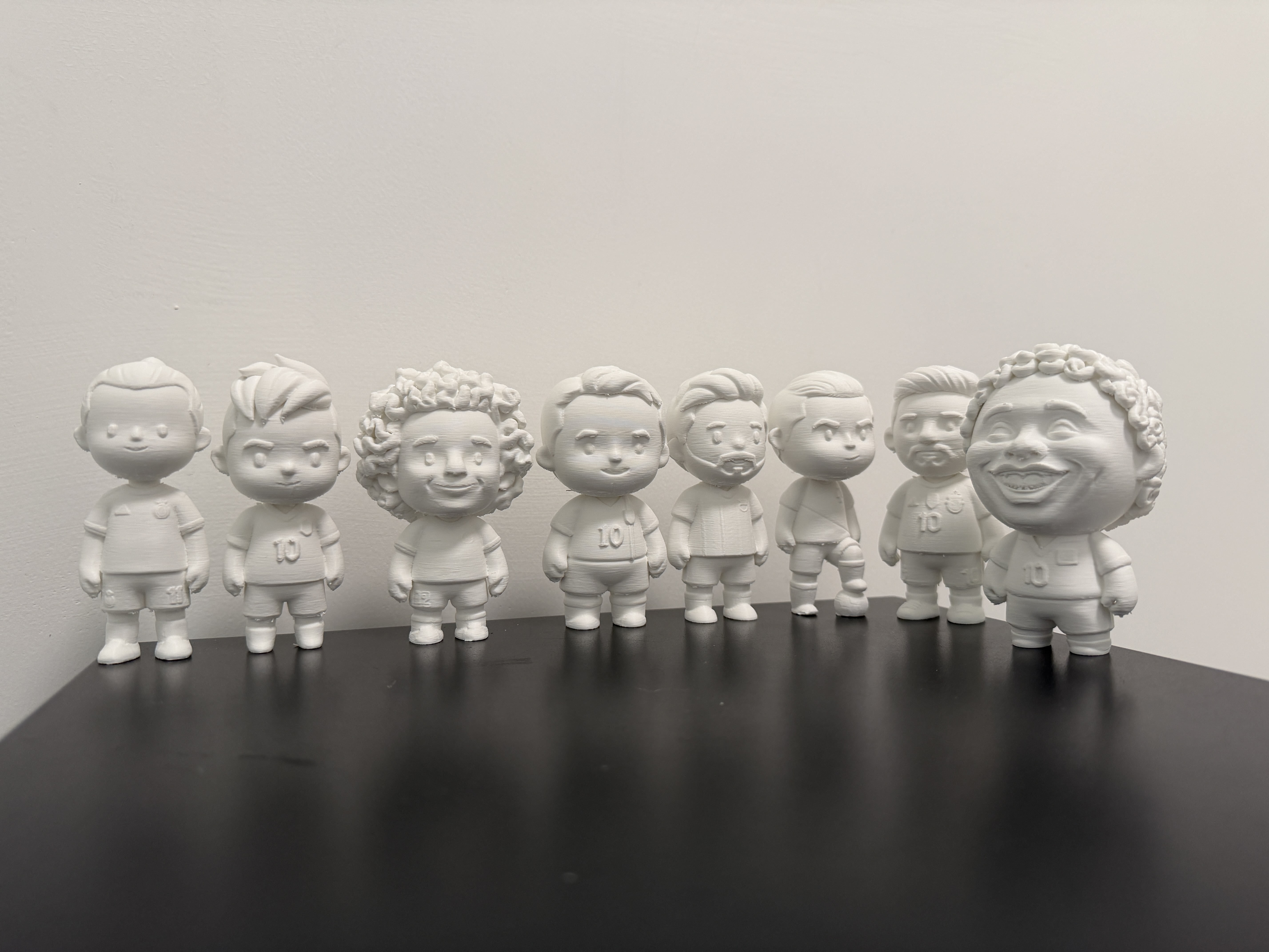 Miniatura 2 do modelo 3D 世界杯 顶流足球球星8个  据说只有3%的人才能全部认出他们！