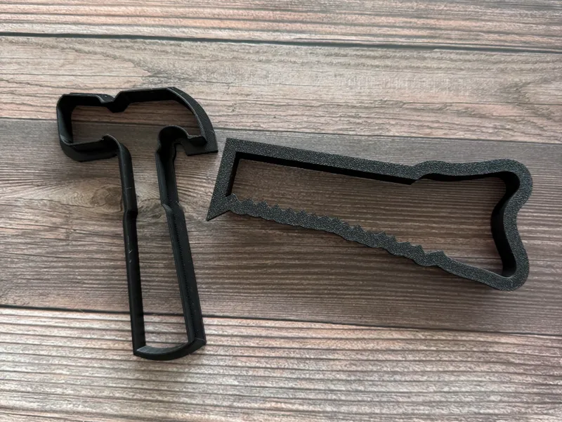 Saw & Hammer Cookie Cutters