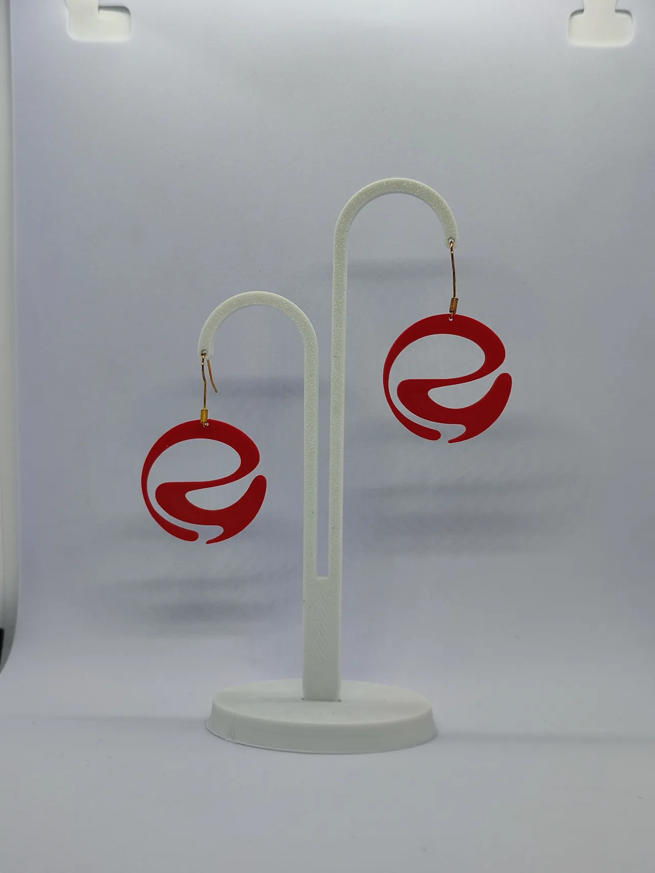 Aretes Viento Carmesí view 2