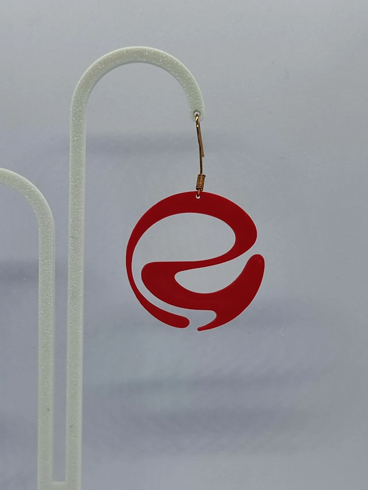Aretes Viento Carmesí view 4