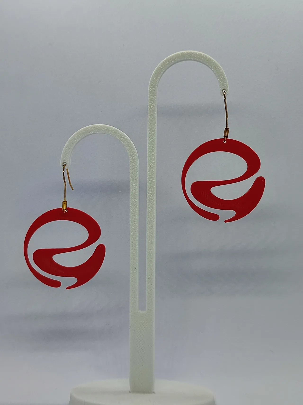 Aretes Viento Carmesí view 3