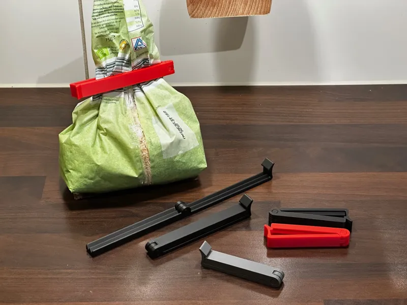 Clips Beutelverschluss (Print-in-Place)
