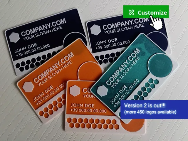Parametric business card