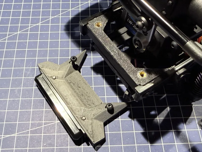 MST CMX - Tamiya Jeep Wrangler, Front-Halterung