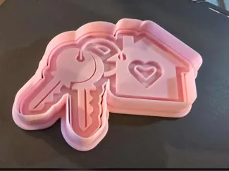 New house key cookie cutter