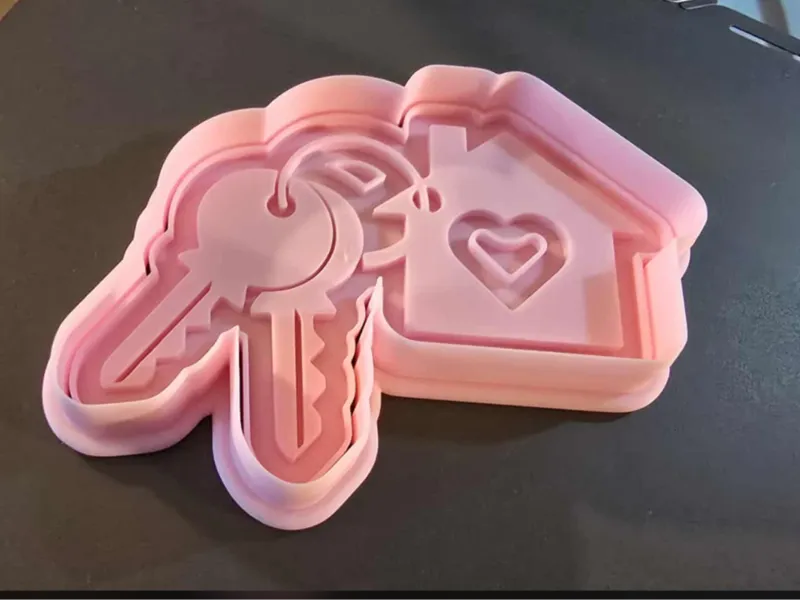 New house key cookie cutter