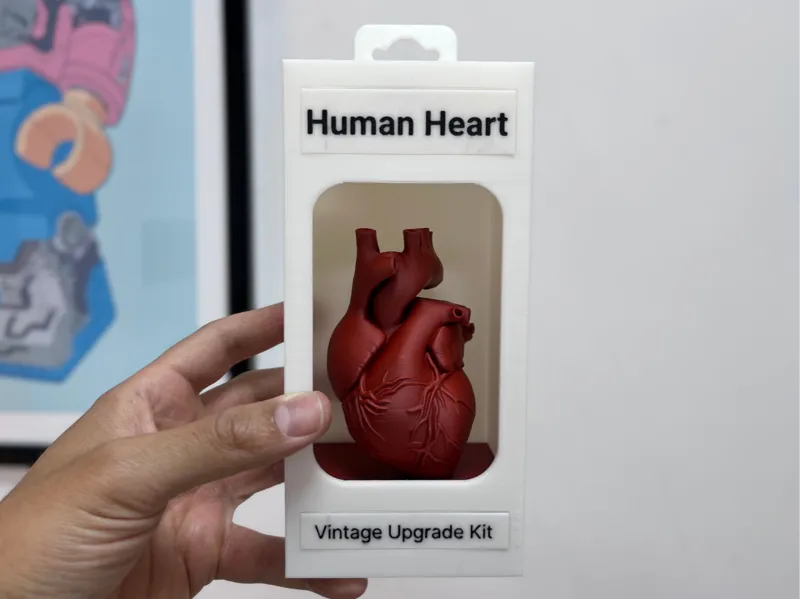 Vintage Upgrade Kit: Human Heart | Funny Gag Gift