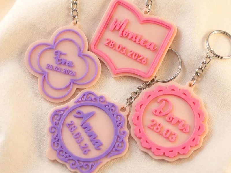 Customizable Name & Date Keychain
