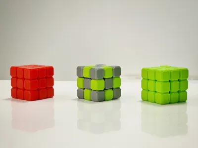 Cube Chain Brain Teaser by izboxo MakerWorld: Download Free 3D Models
