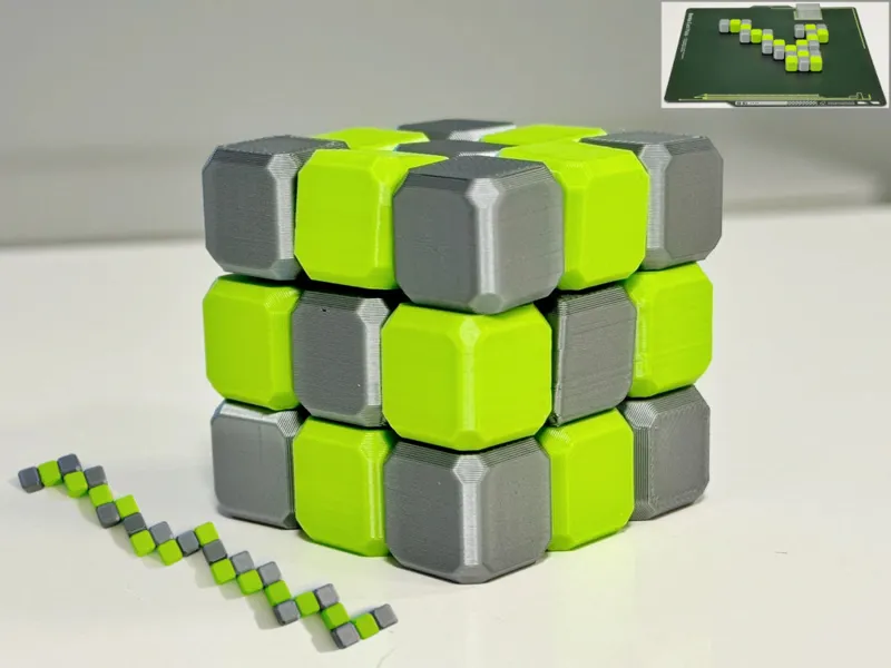 Cube Chain Brain Teaser