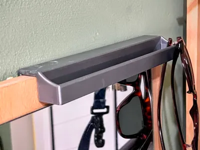 Parametric Sunglasses Holder - No screws!