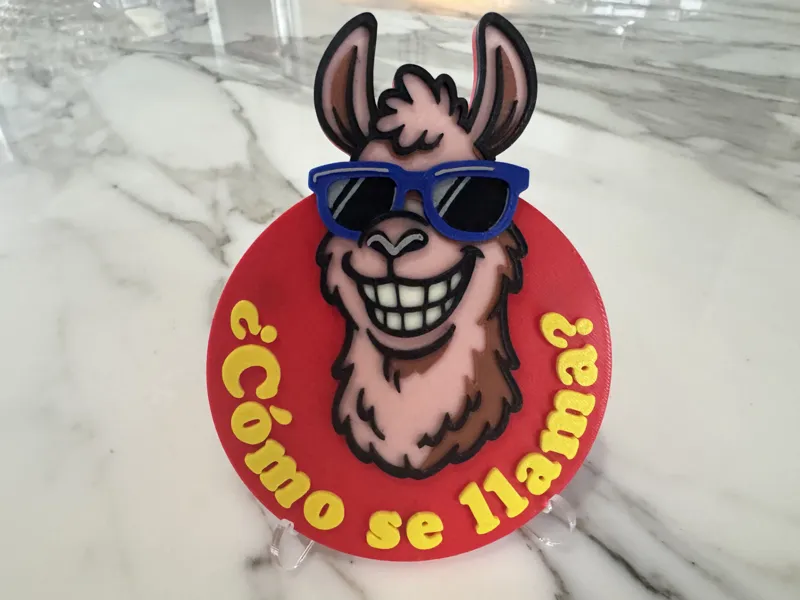 Funny Llama Sign