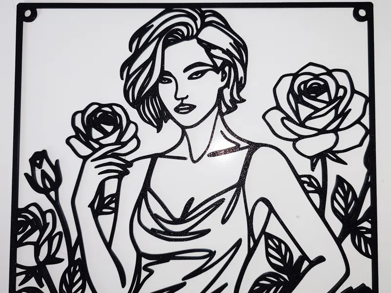 La femme aux roses