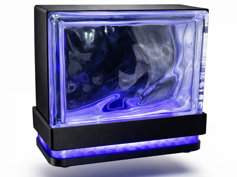 Mood Lamp Glass Block