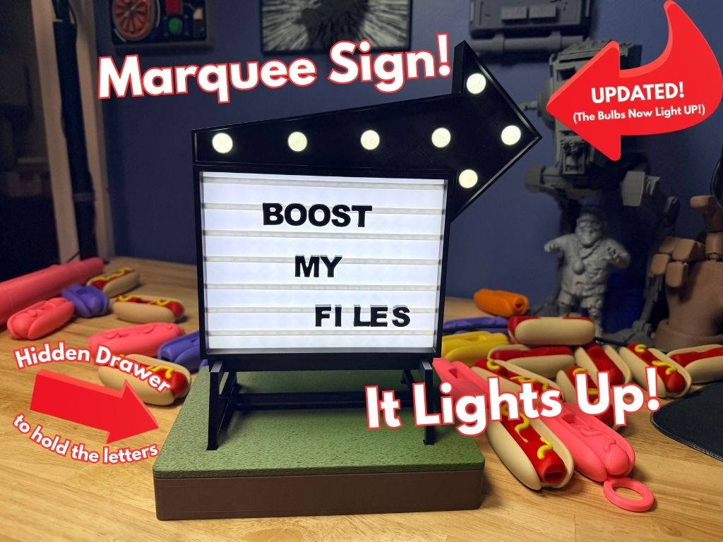 Marquee Sign! It lights up! 
