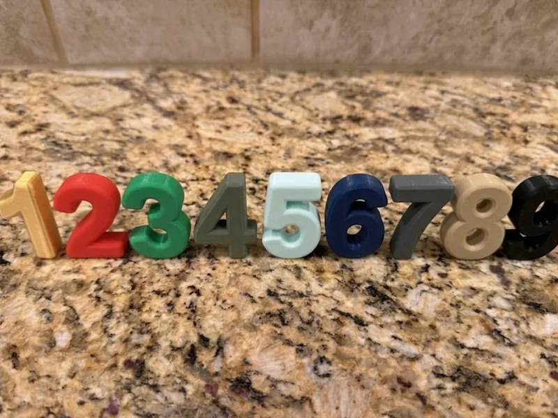 Printable Bubble Numbers