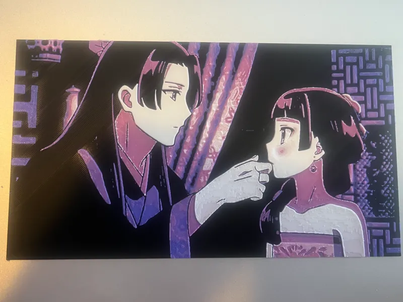 Jinshi and MaoMao Apothecary Diaries Chroma Canvas