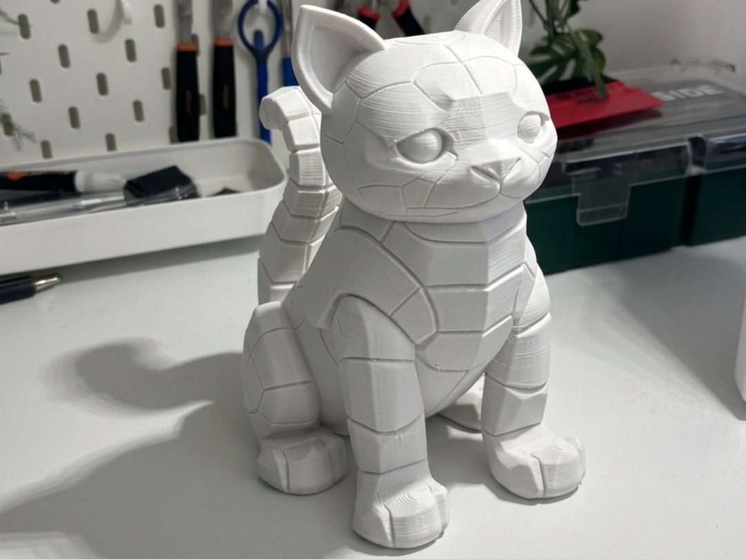 Mecha Sentinel Cat | Sci-Fi Armored Feline