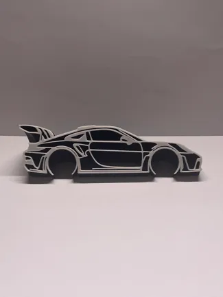 911 992 Gt3rs silhouette