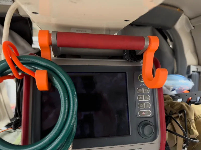 Hamilton T1 Ventilator Bedrail Hooks