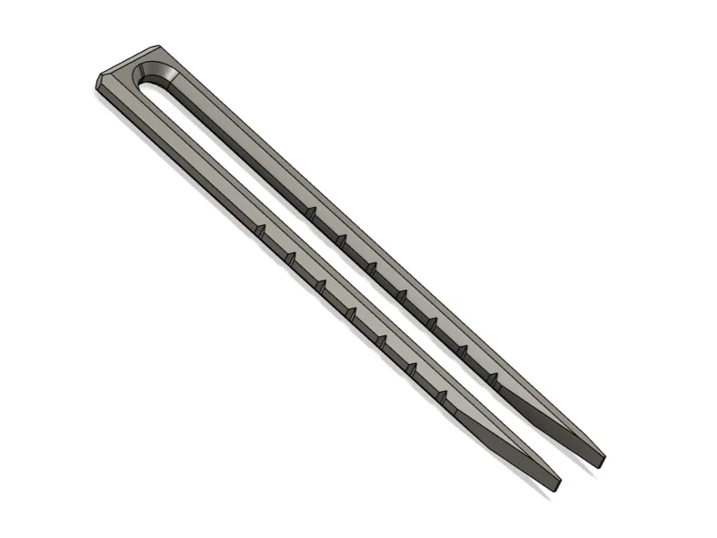 Garden Drip Irrigation line stake for 1/4" tubing 