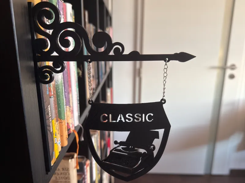 Library sign : Classic