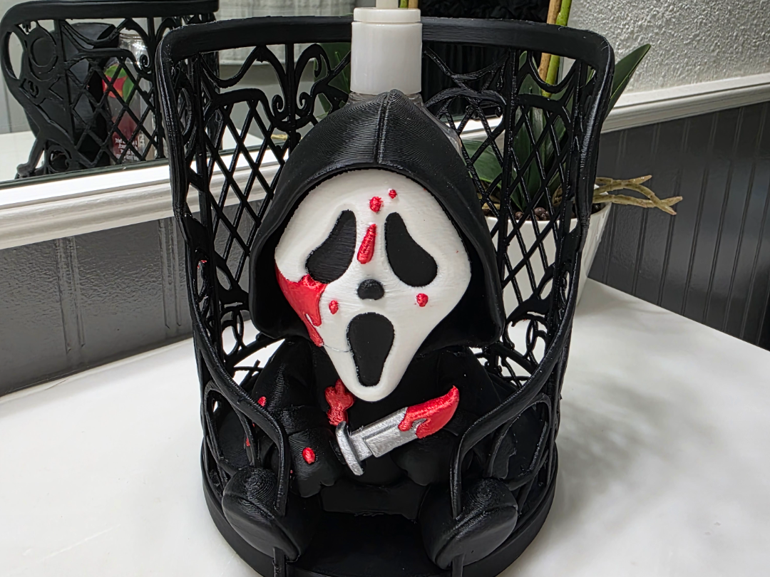 FULL COLOR Ghostface Scream Bath Body Works Soap - 1