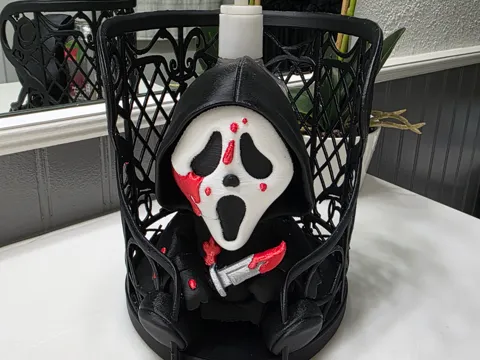 Adorno temático: FULL COLOR Ghostface Scream Bath Body Works Soap — referencia de MakerWorld