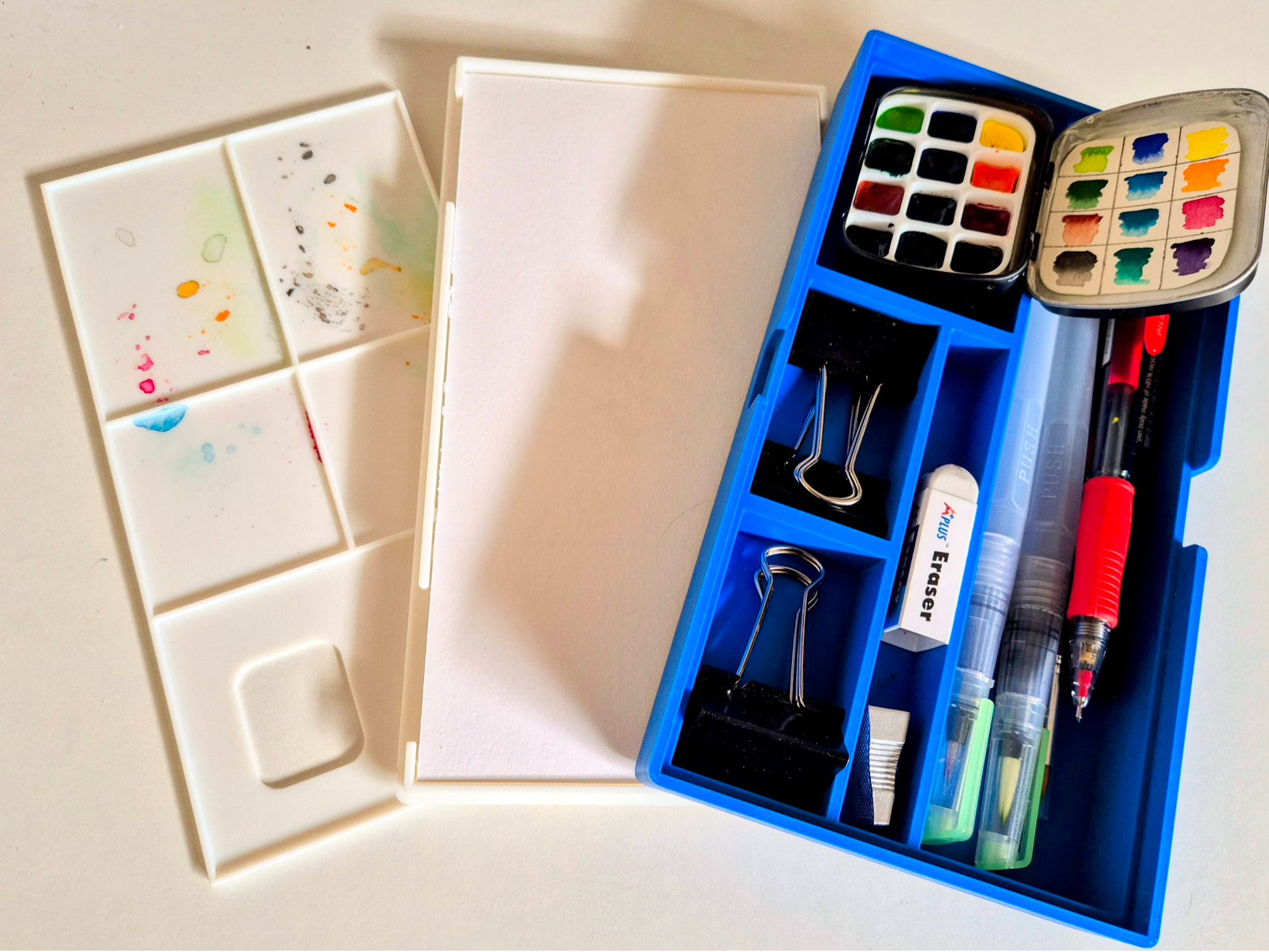 Drawing and Watercolor travel case
