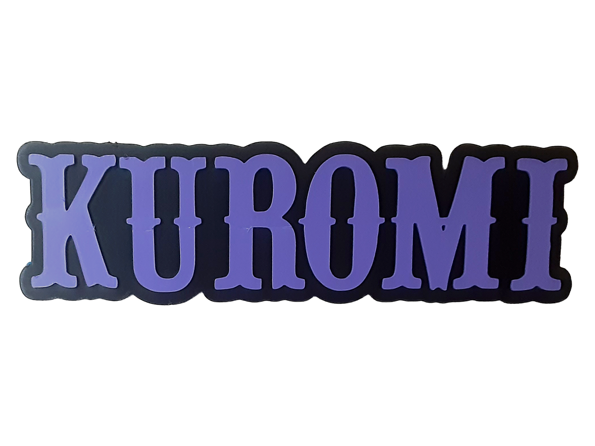 Kuromi Logo Sanrio Wall Art (Two Color)