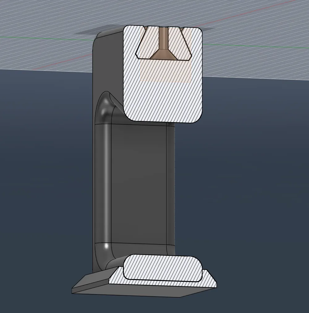 Monitor Shelf Feet – Hidden Mounting System - Free 3D Print Model ...
