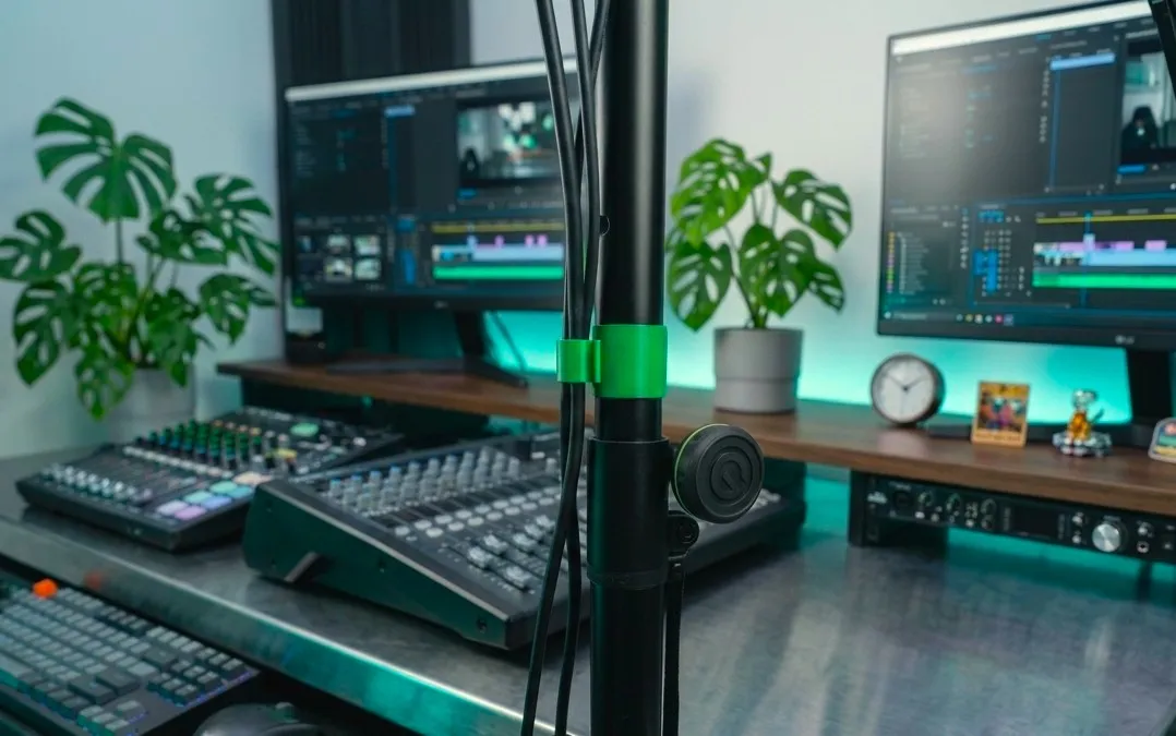 Clip cavi per stativi Audio/Luci view 3