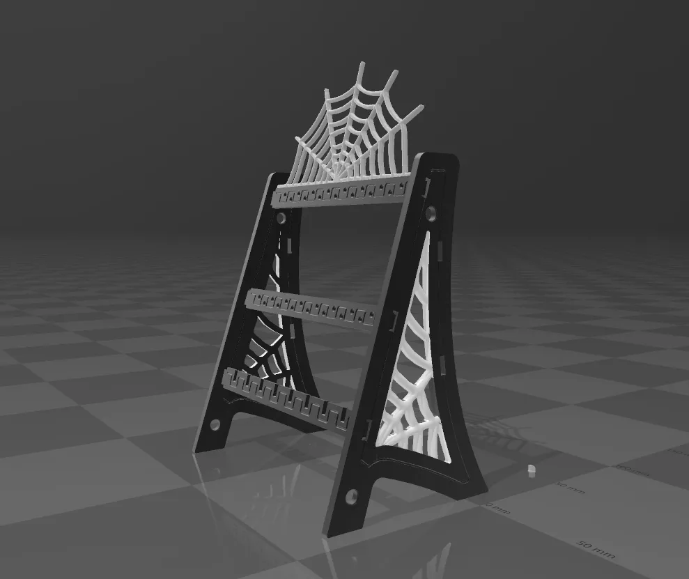Web Head Earring Holder Stand view 3