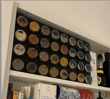 Modular Spice shelf for IKEA ÖRTFYLLD, material efficient, fast printing