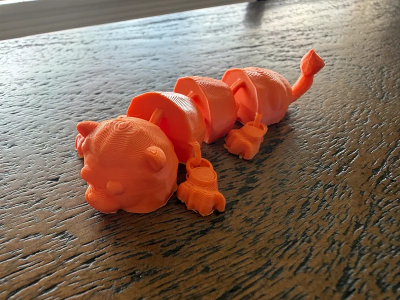 cute articulated lion