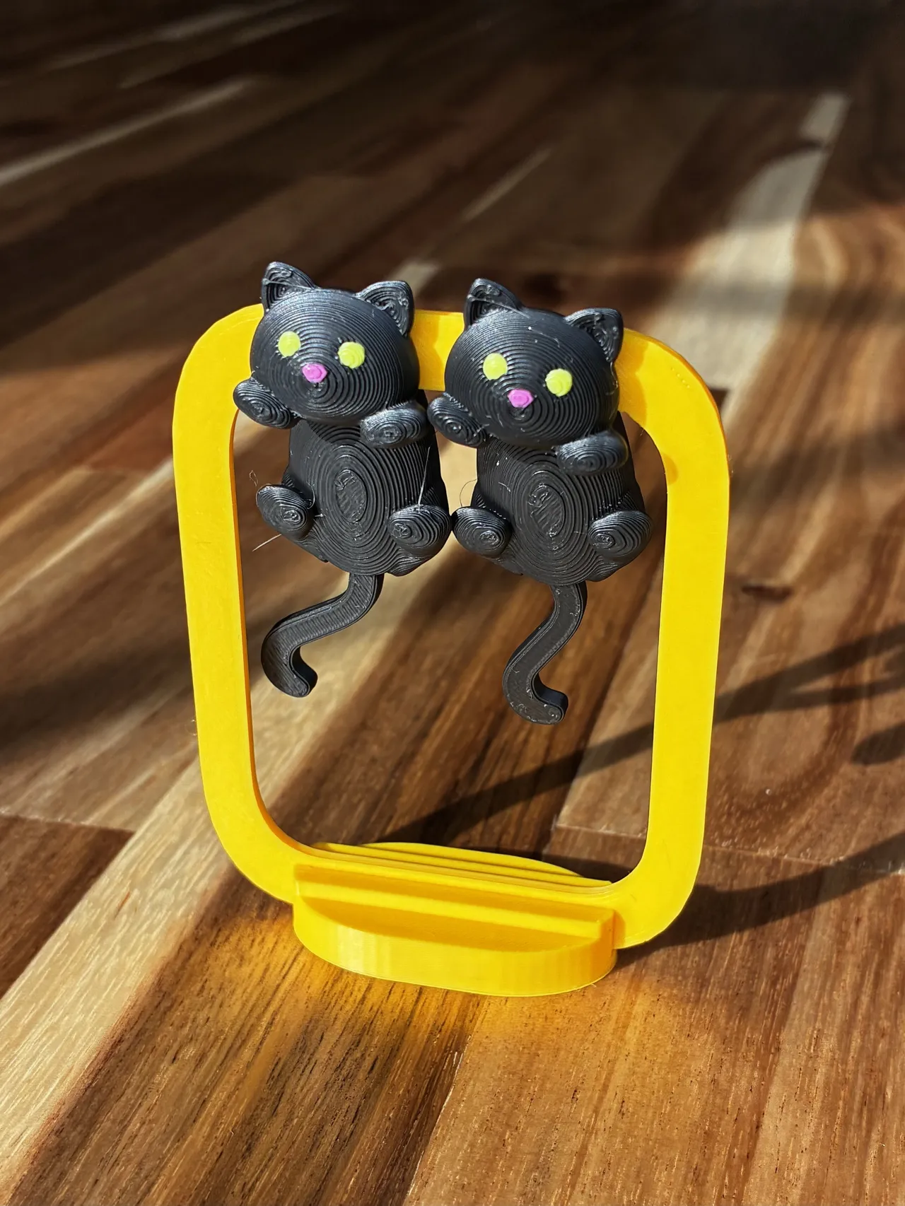 Hanging Cat Earrings view 4